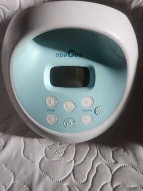 Spectra Electric Breast Pump - Light Blue & White